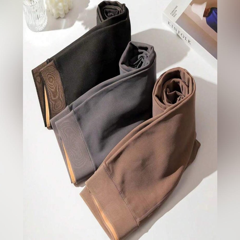 Translucent Fleece-Lined Tights